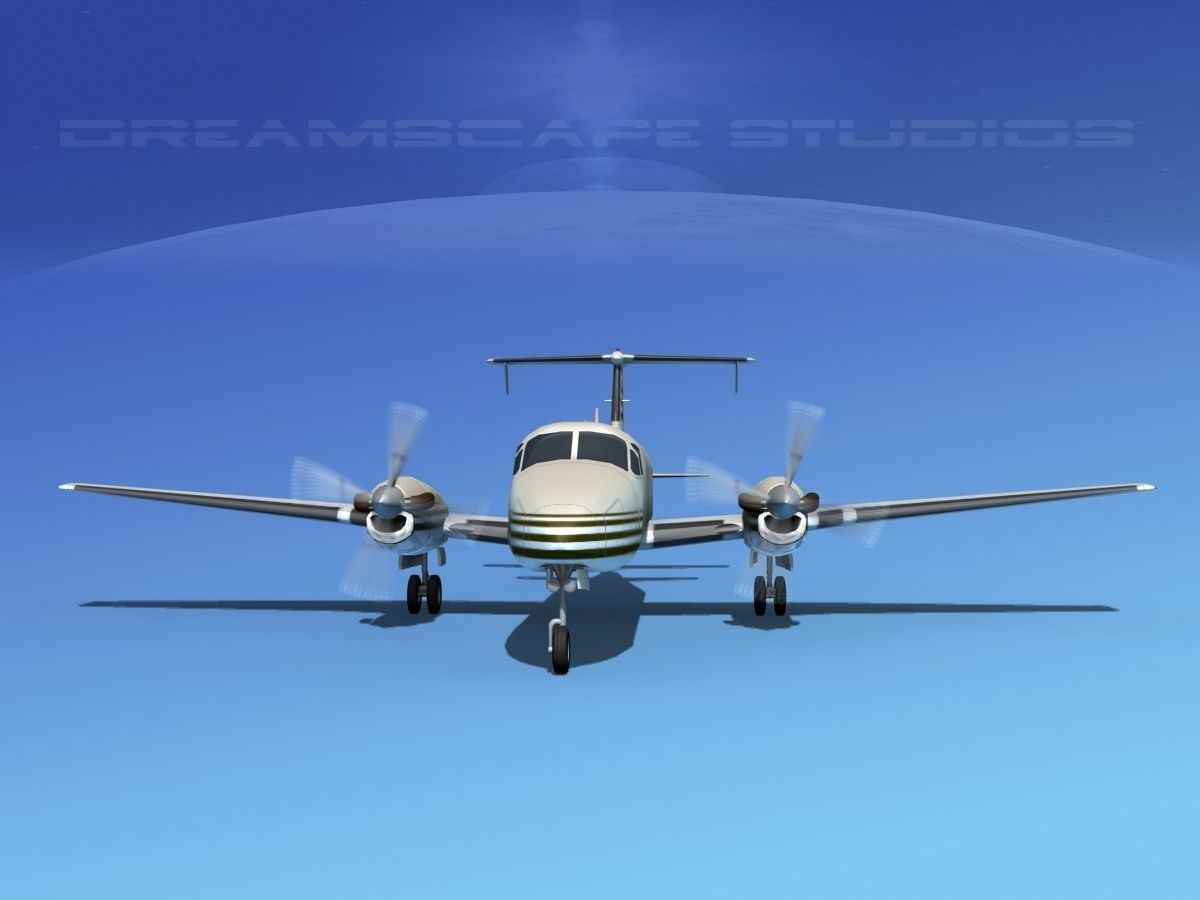 Beechcraft 1900C V19 3D model_1