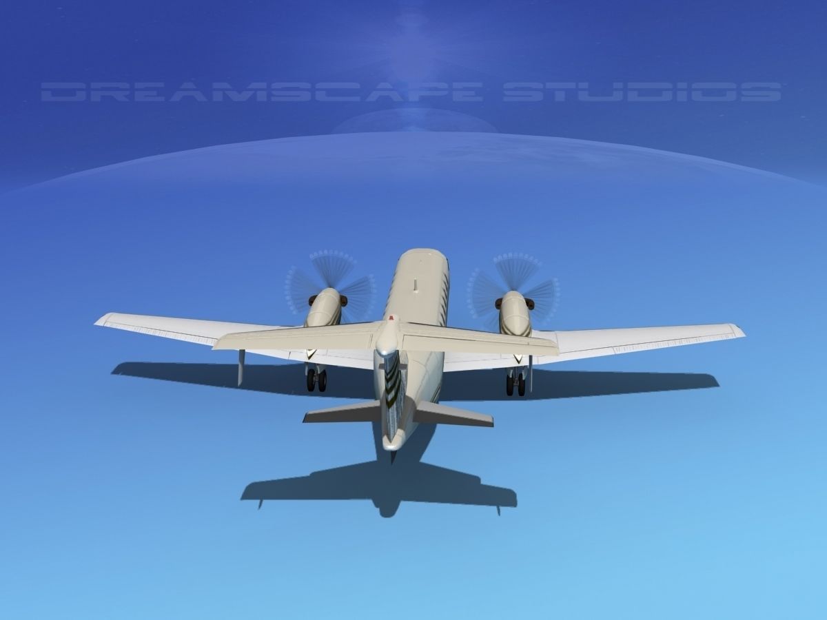 Beechcraft 1900C V19 3D model_6