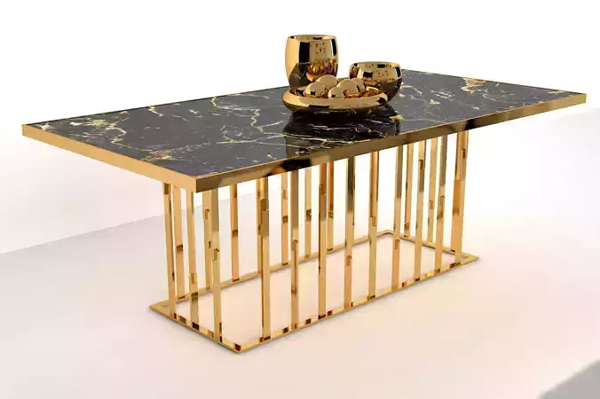 gold modern table