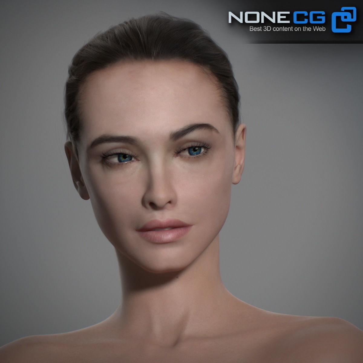 Rigged Adult Female Adriana 3D model_10