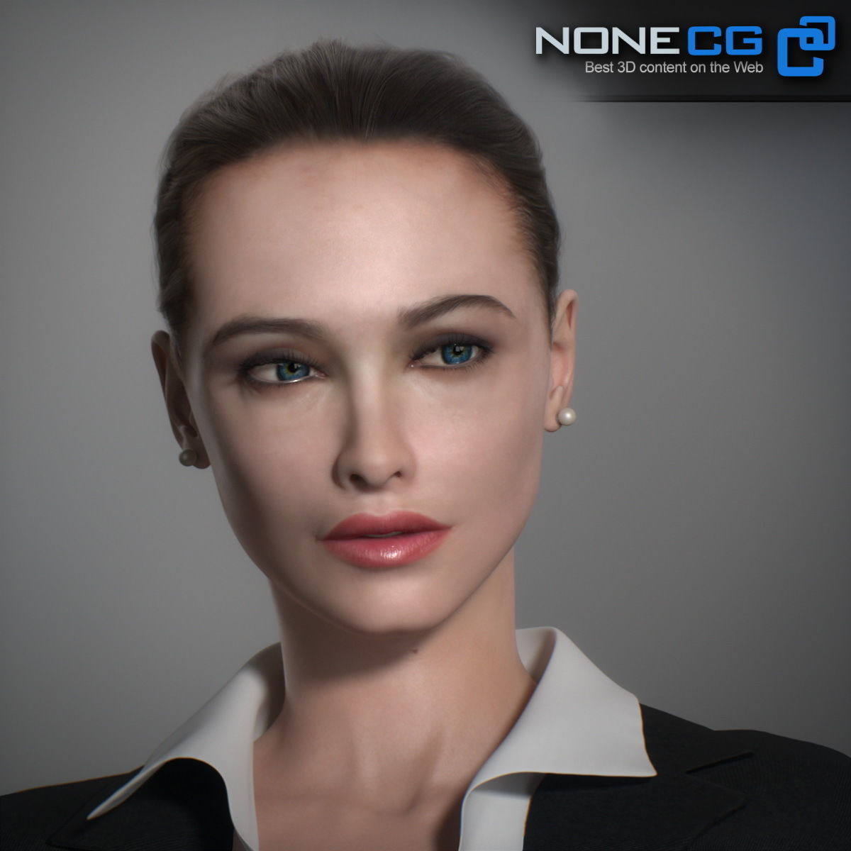 Rigged Adult Female Adriana 3D model_11