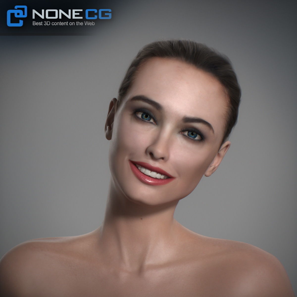 Rigged Adult Female Adriana 3D model_17