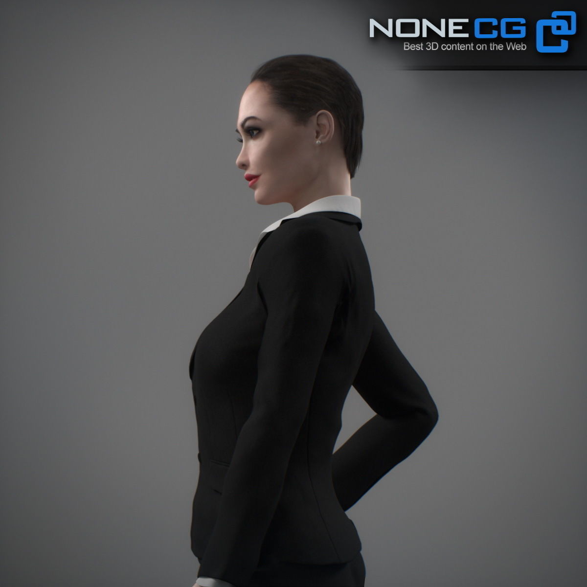 Rigged Adult Female Adriana 3D model_26