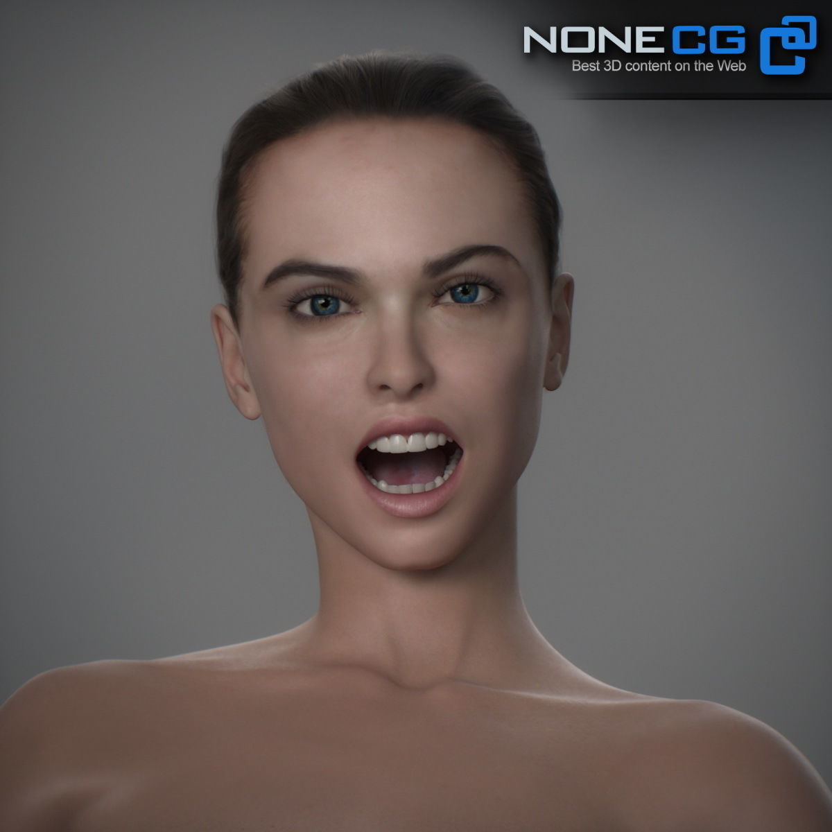 Rigged Adult Female Adriana 3D model_21