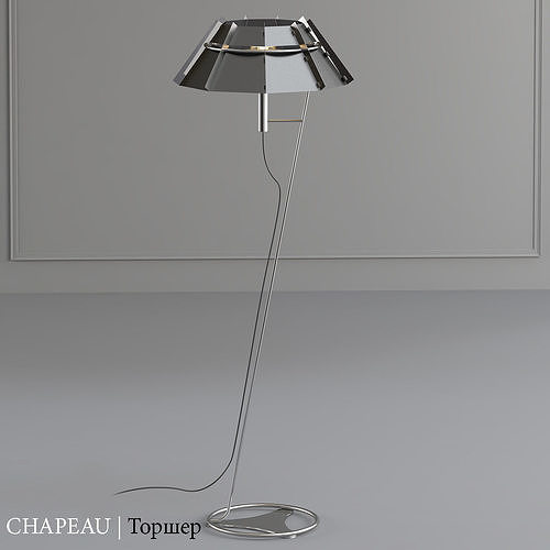 CHAPEAU 2 paris floor lamp 3D model