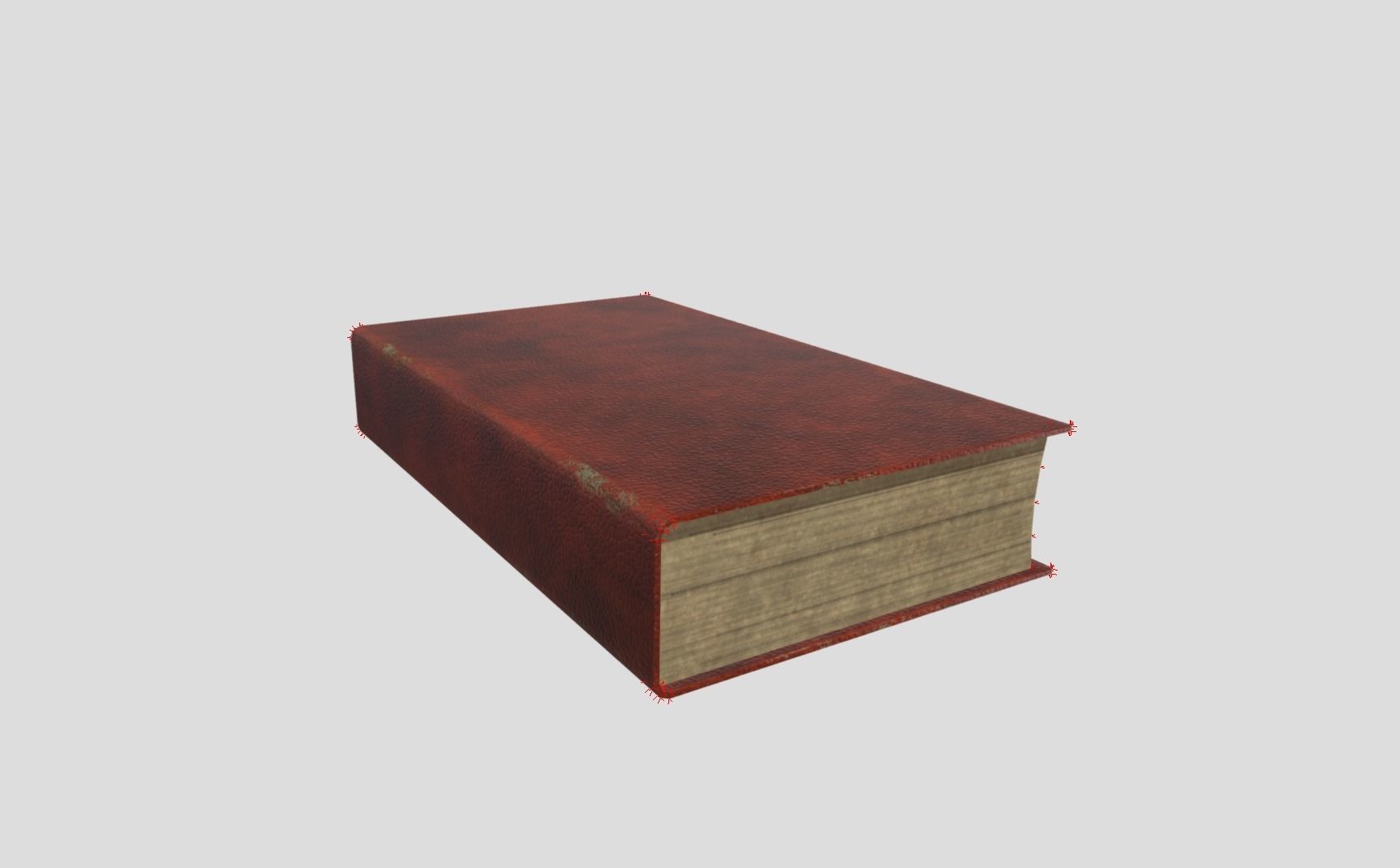 Generic Old Book Low-poly 3D model_7