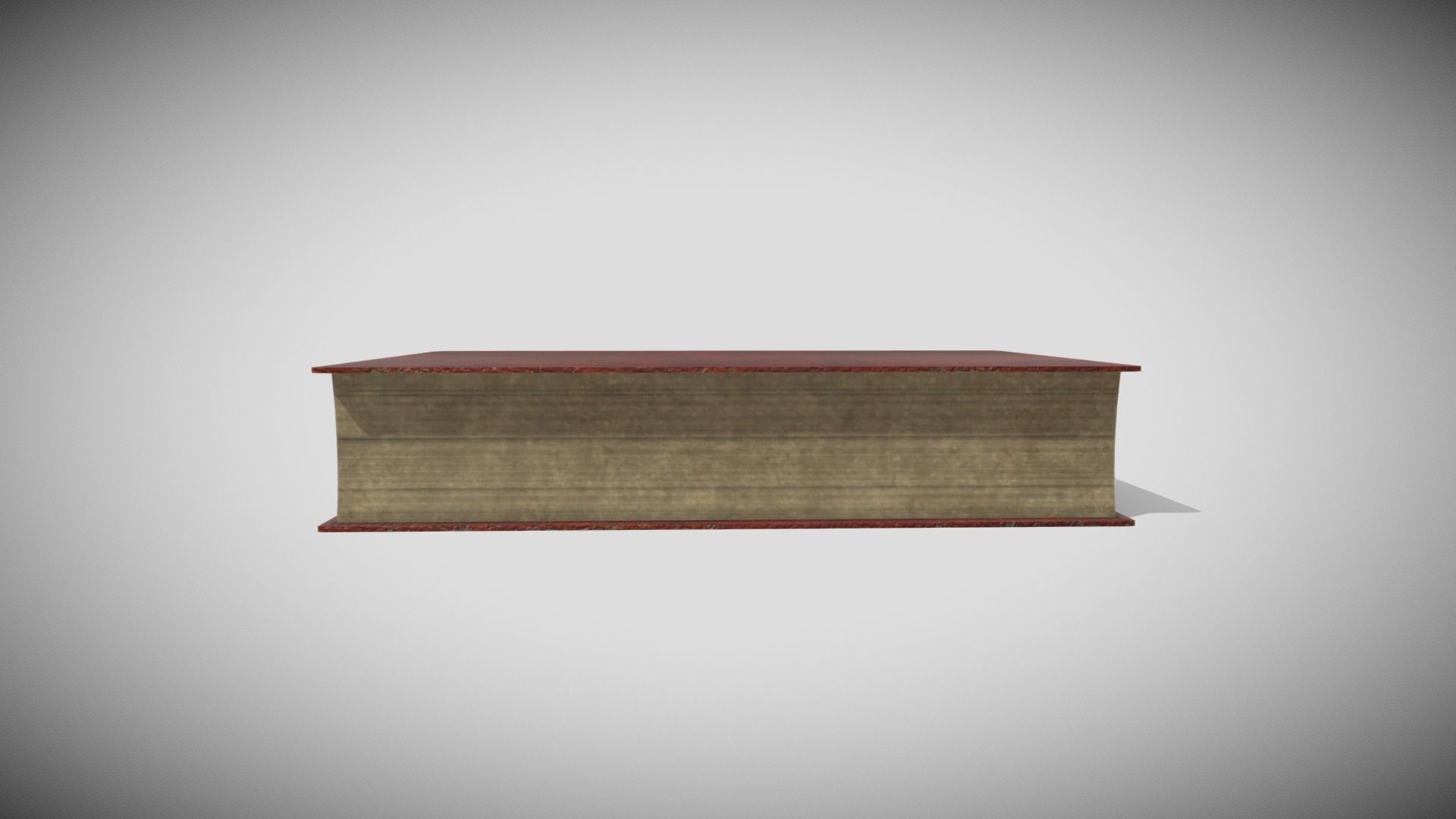 Generic Old Book Low-poly 3D model_2