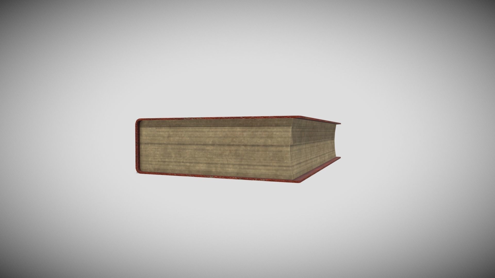 Generic Old Book Low-poly 3D model_1
