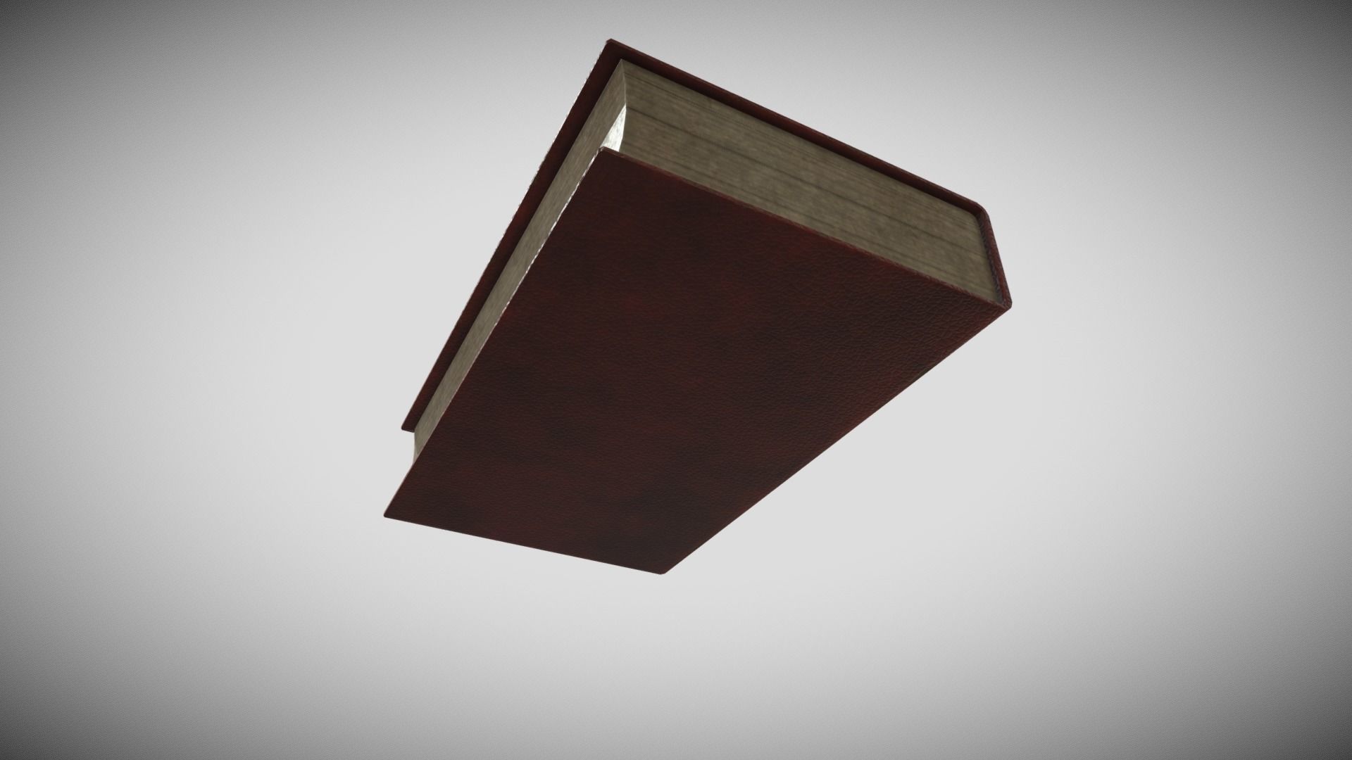 Generic Old Book Low-poly 3D model_4