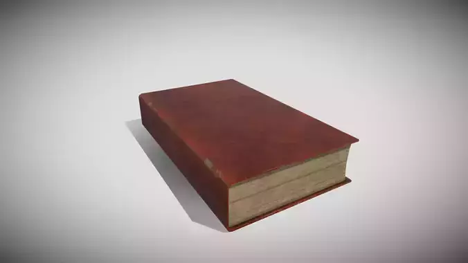 Generic Old Book Low-poly 3D model