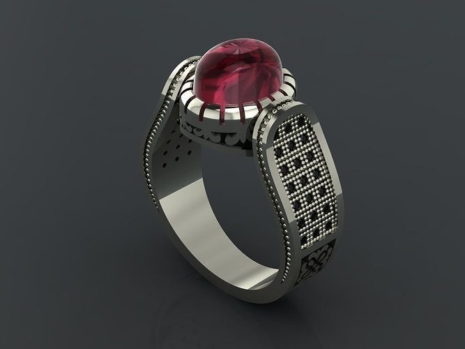 M13- Diamond ring 3D print model