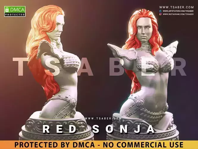 Red Sonja Bust 