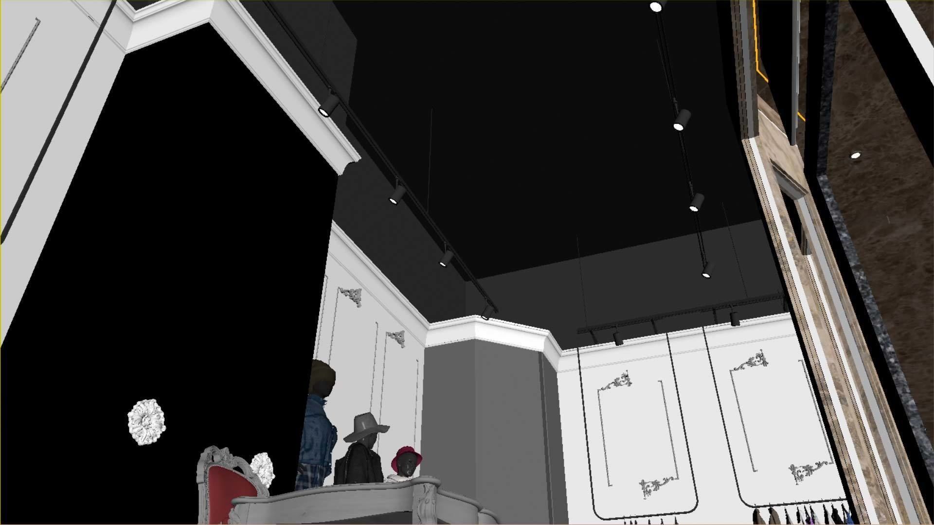 Boutique - Girls and women clothing store 3D model_19