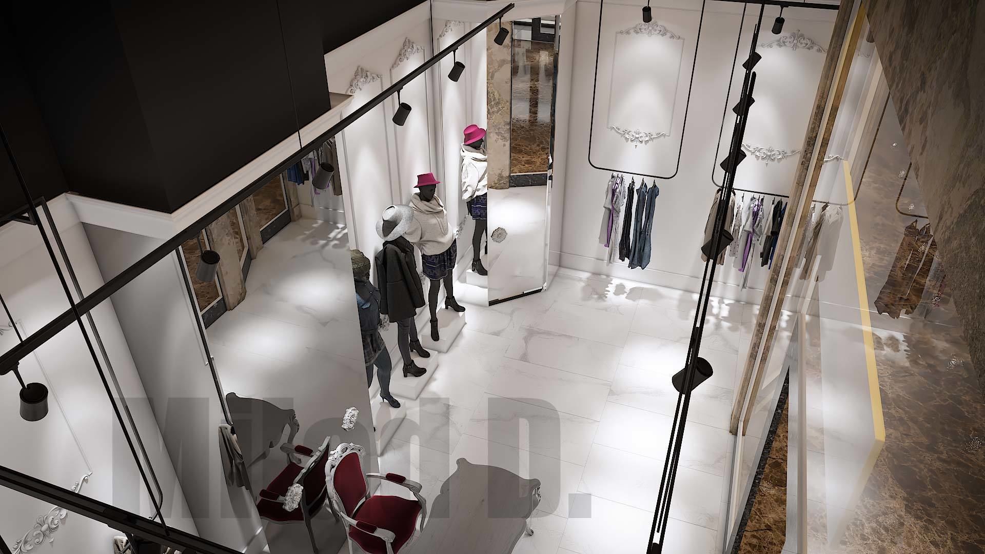 Boutique - Girls and women clothing store 3D model_6