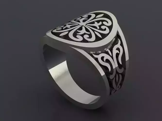 M14- Diamond ring 3D print model