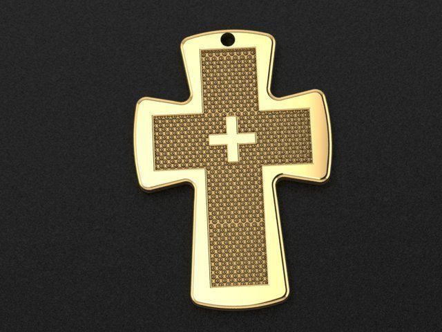 Cross  3D print or cnc model 3D print model_2