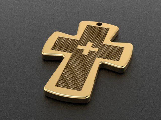 Cross  3D print or cnc model 3D print model_1
