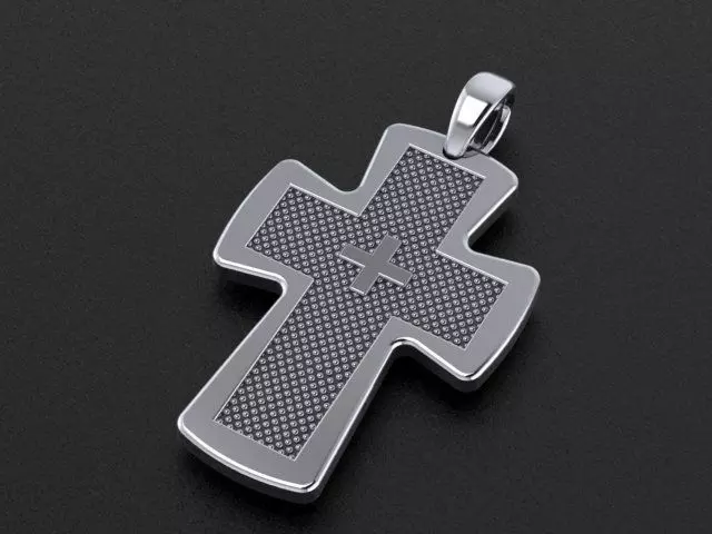 Cross  3D print or cnc model 3D print model_0