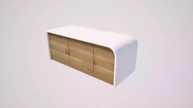 Wardrobe-02 cabinet with doors and drawers