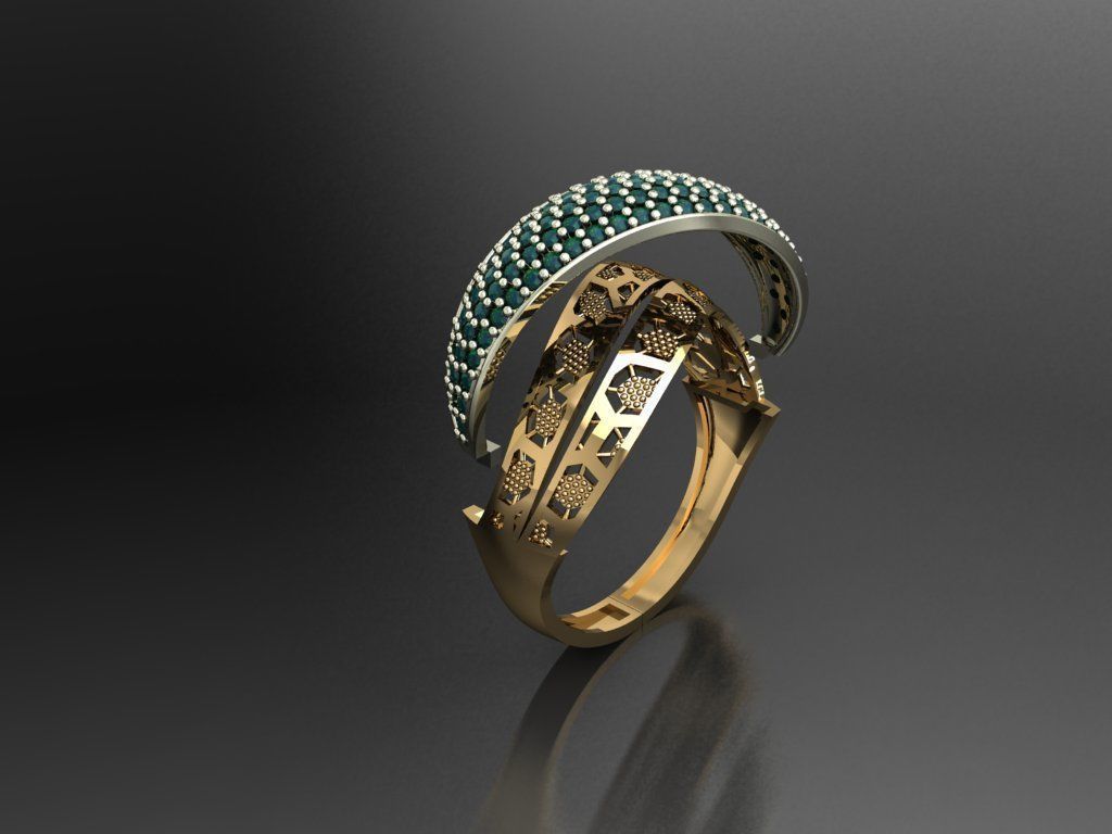 P3- Diamond ring 3D print model_4