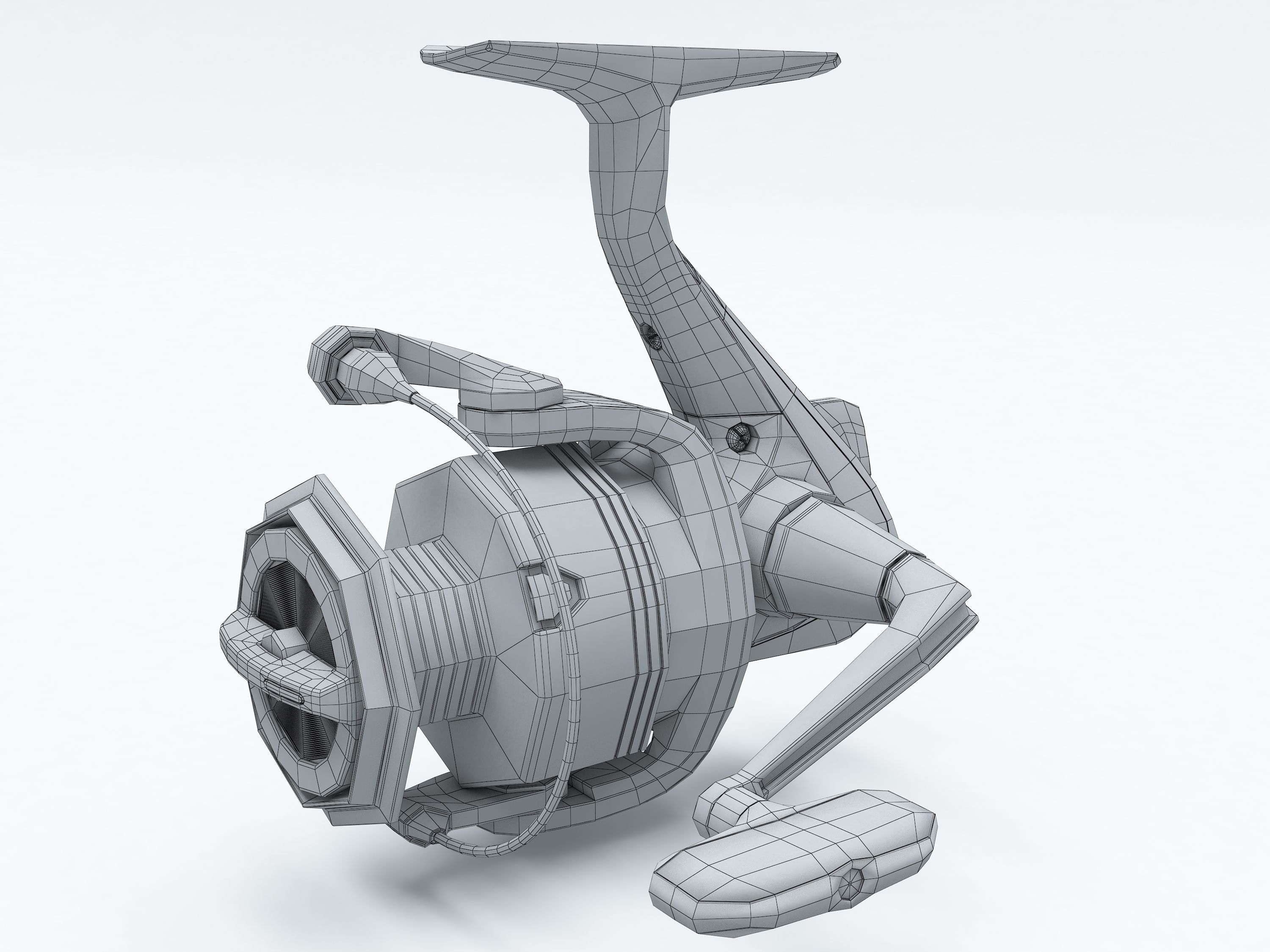 spinning reel 3D Model .max .obj .3ds .fbx