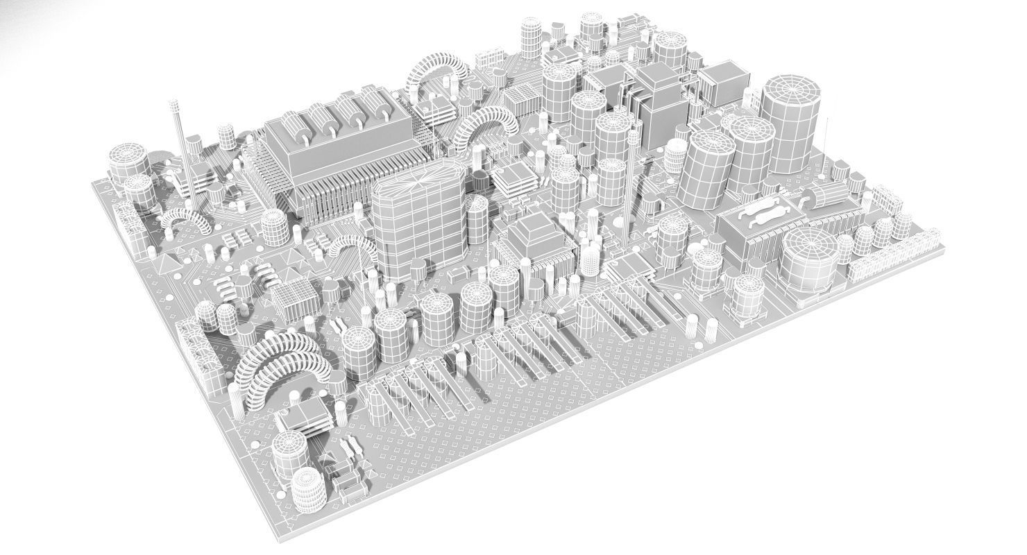  Circuit Board 3D model_12