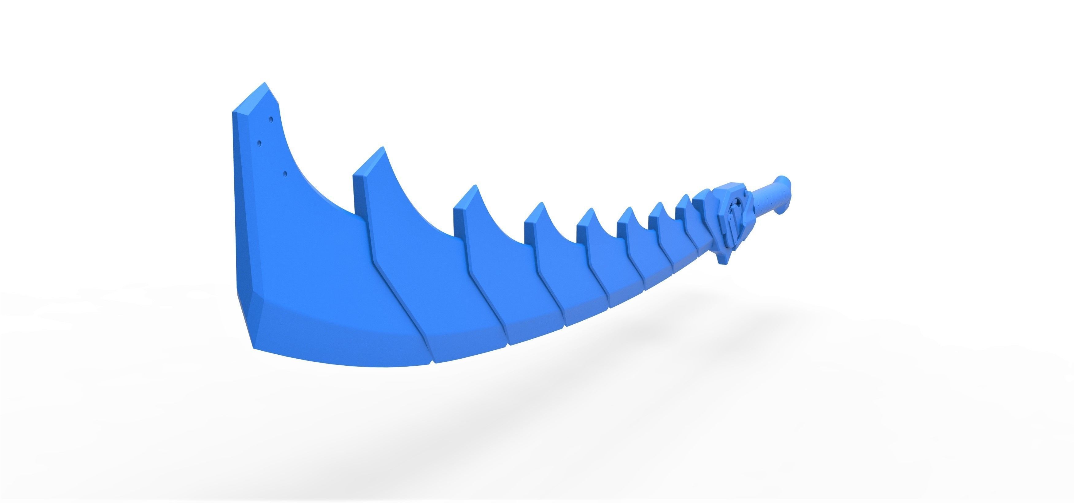 Super composite sword from the game Shadow Fight 2 3D print model_11