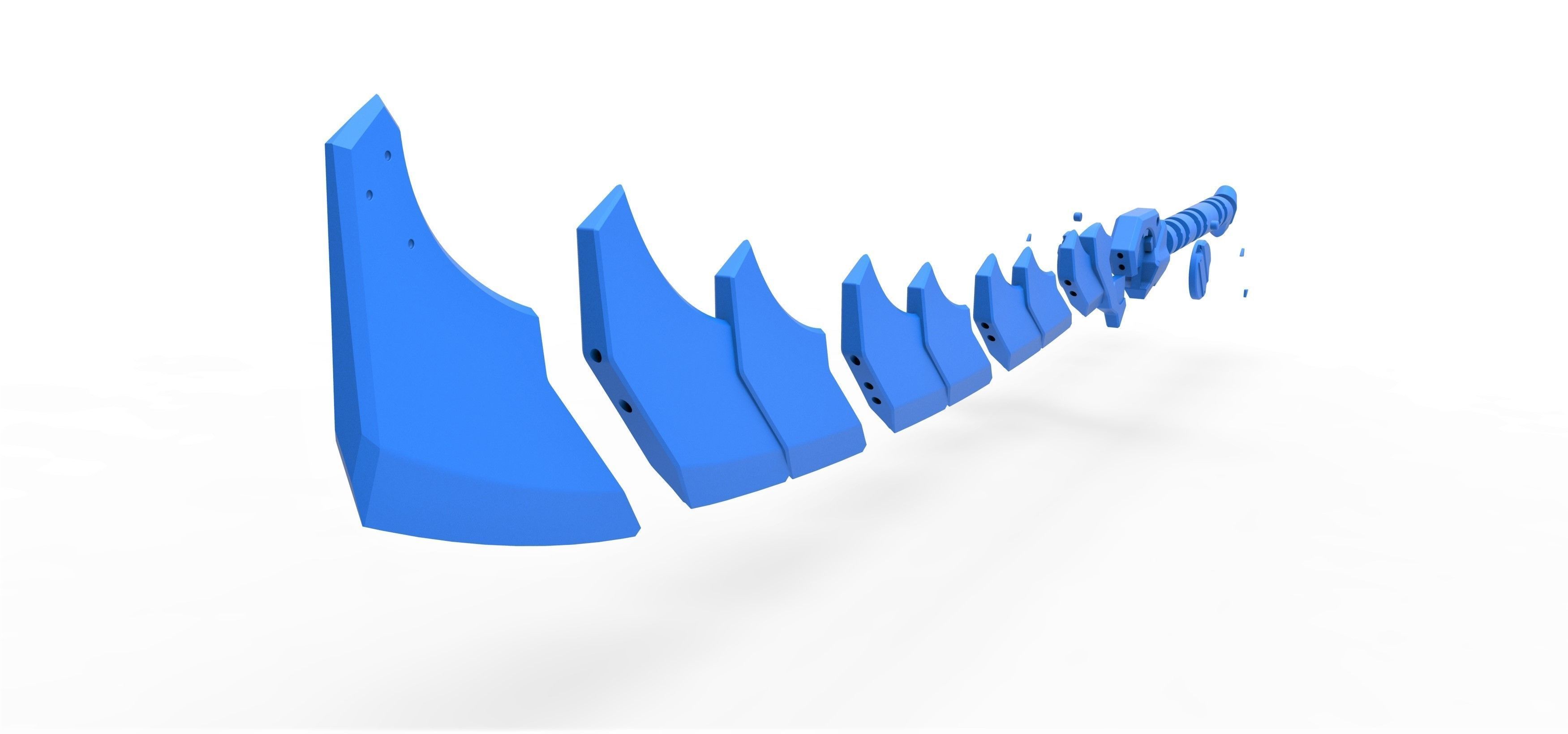 Super composite sword from the game Shadow Fight 2 3D print model_17