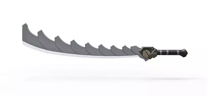 Super composite sword from the game Shadow Fight 2 3D print model