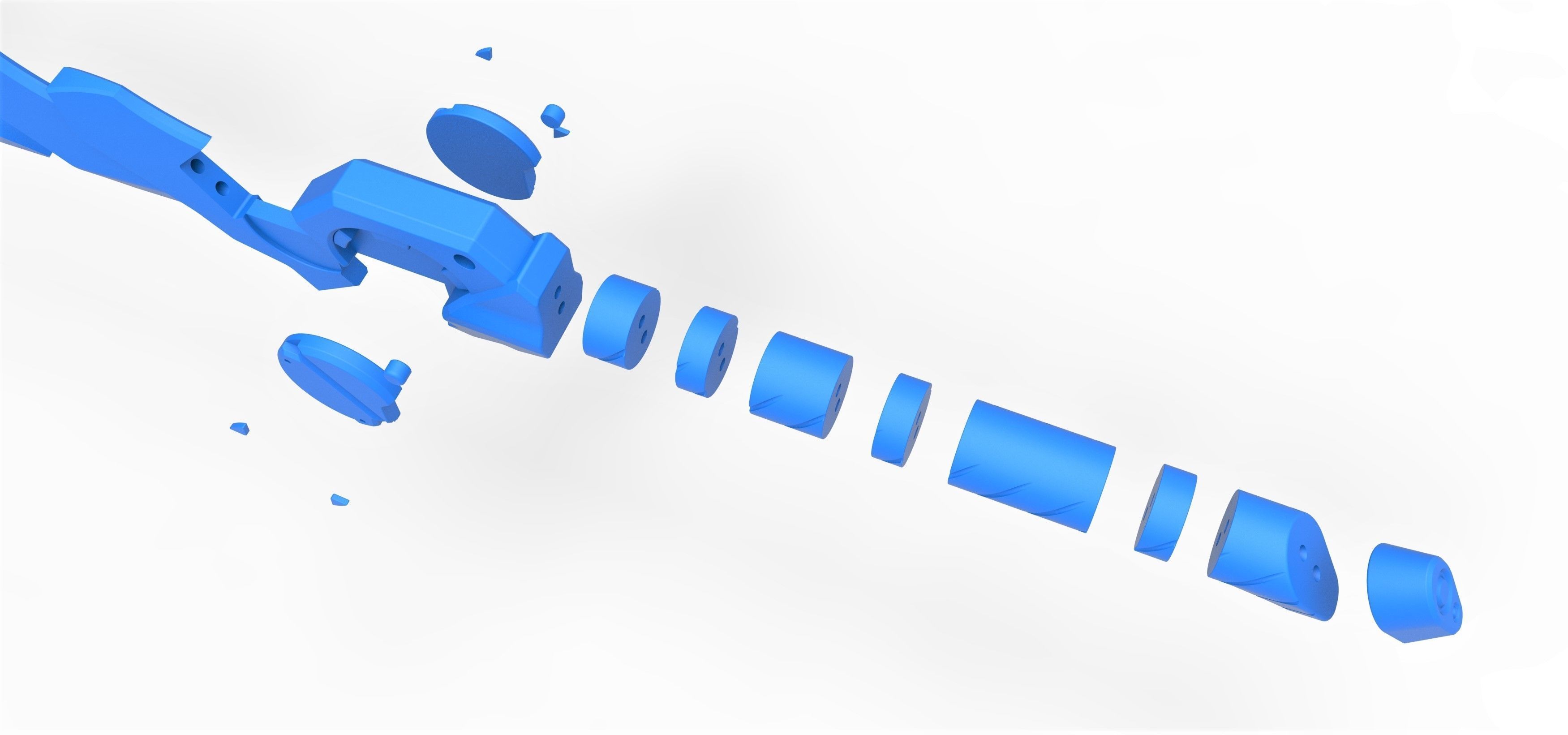 Super composite sword from the game Shadow Fight 2 3D print model_22