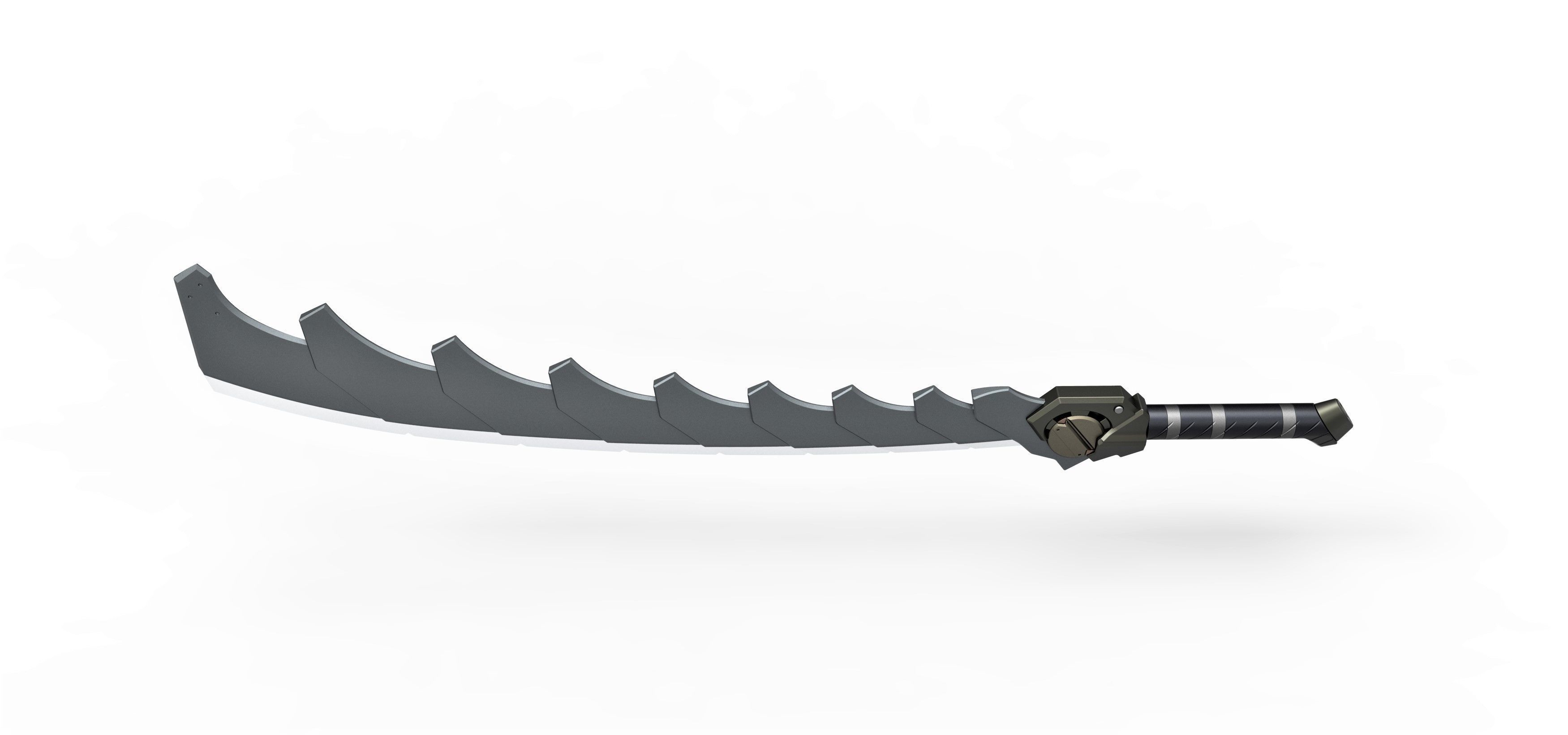 Super composite sword from the game Shadow Fight 2 3D print model_5
