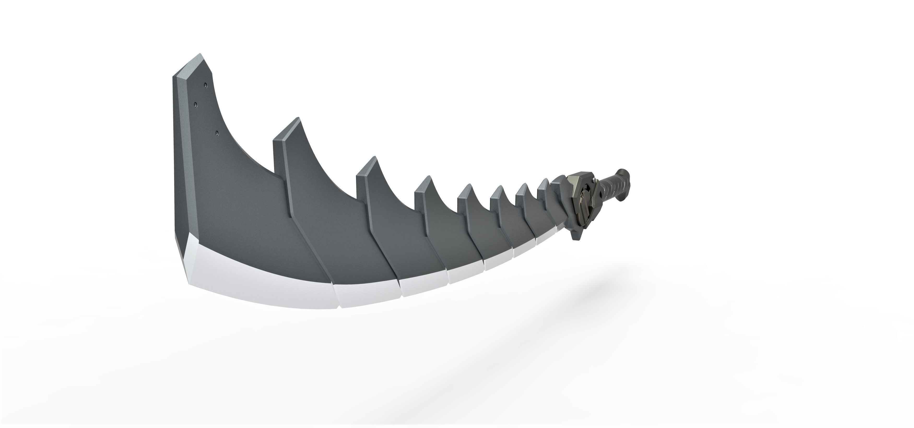 Super composite sword from the game Shadow Fight 2 3D print model_3