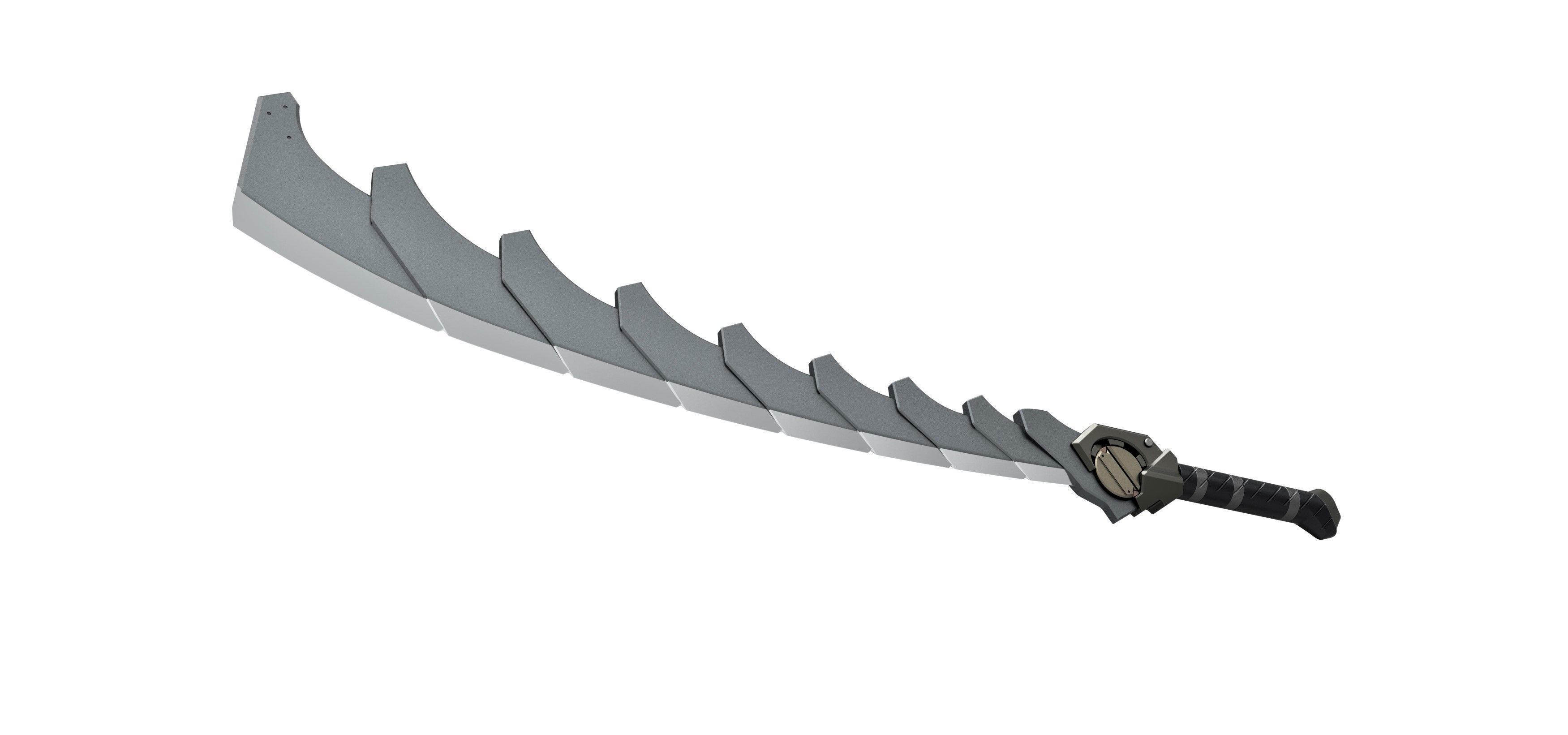 Super composite sword from the game Shadow Fight 2 3D print model_2