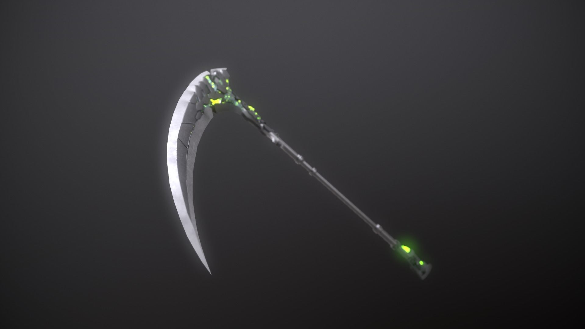 SCI-FI RAPTOR SCYTHE Low-poly 3D model_8