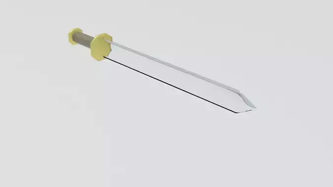 Low-Poly Roman Sword 