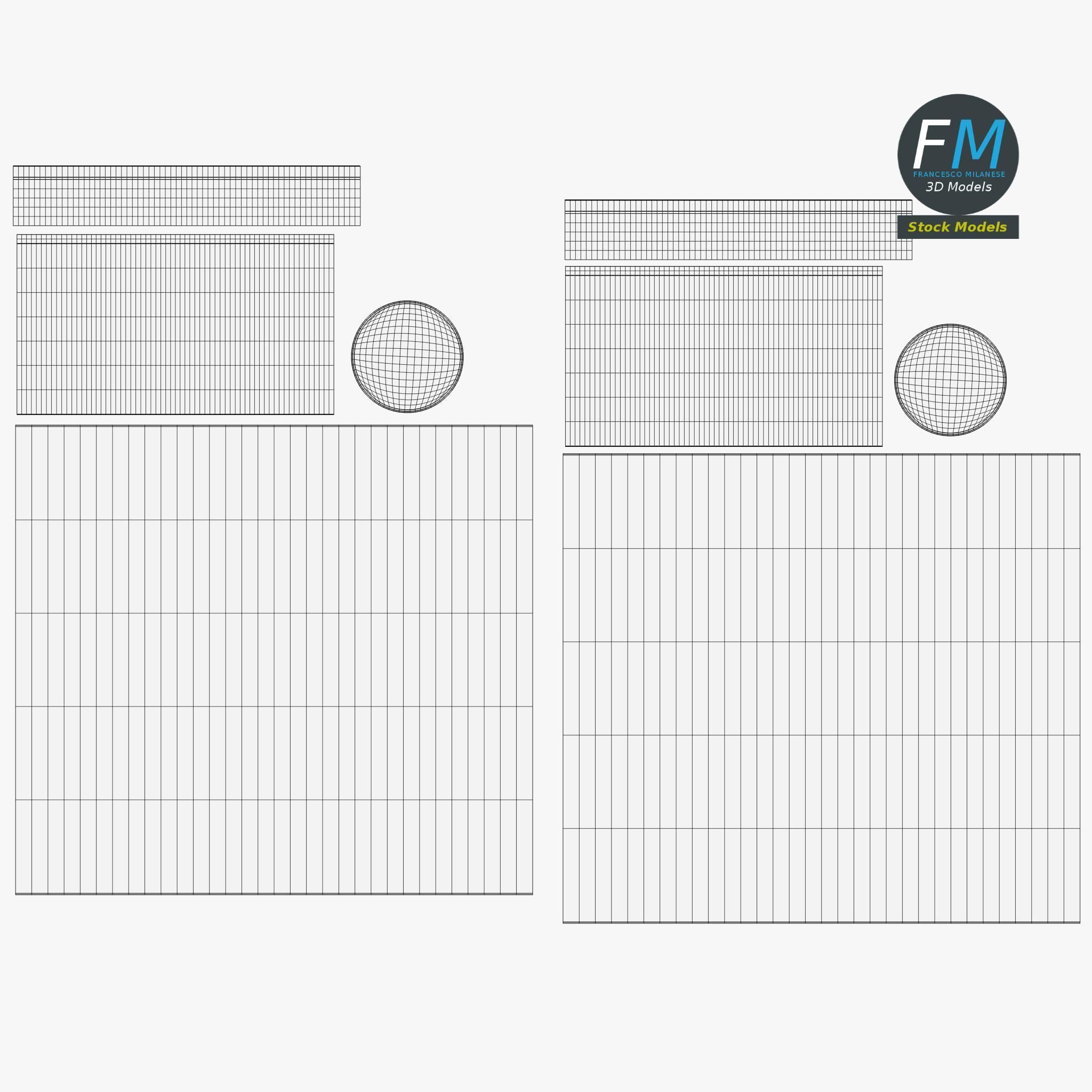 Wooden box with two wine bottles 3D model_13