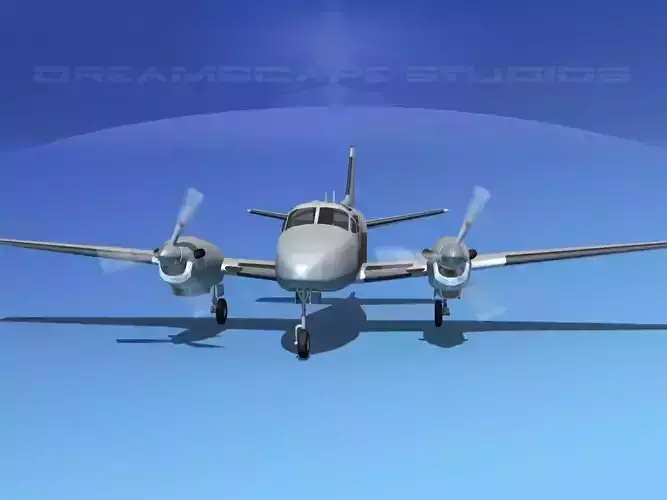 Beechcraft King Air 90 Bare Metal