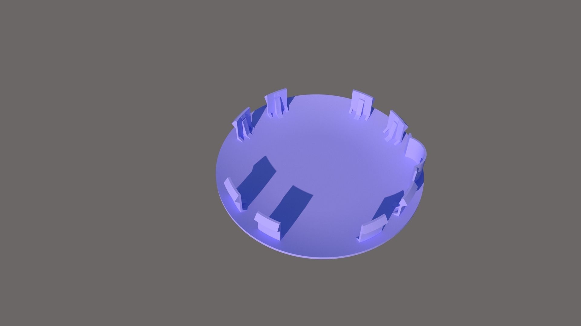 nissan primera p10 wheel cap 3D print model_1