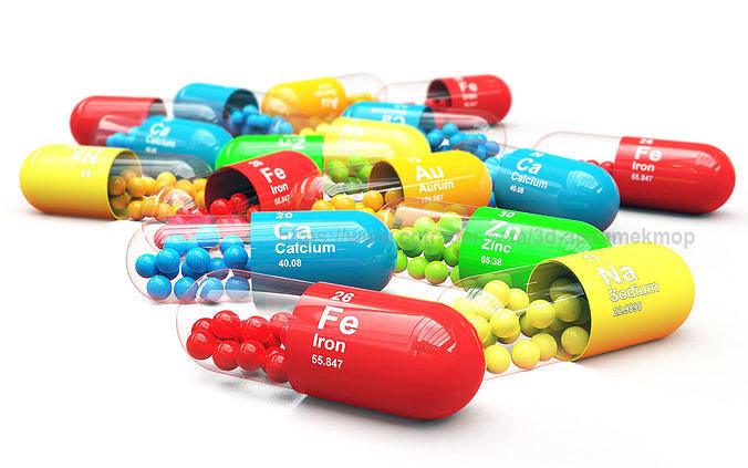 Pills - Capsules 3D model