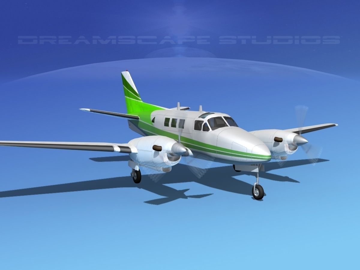 Beechcraft King Air C90 V01 3D model_2
