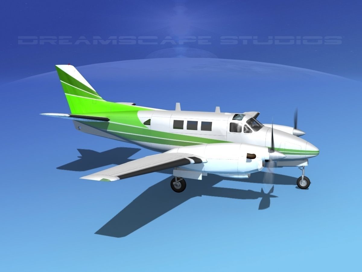 Beechcraft King Air C90 V01 3D model_3