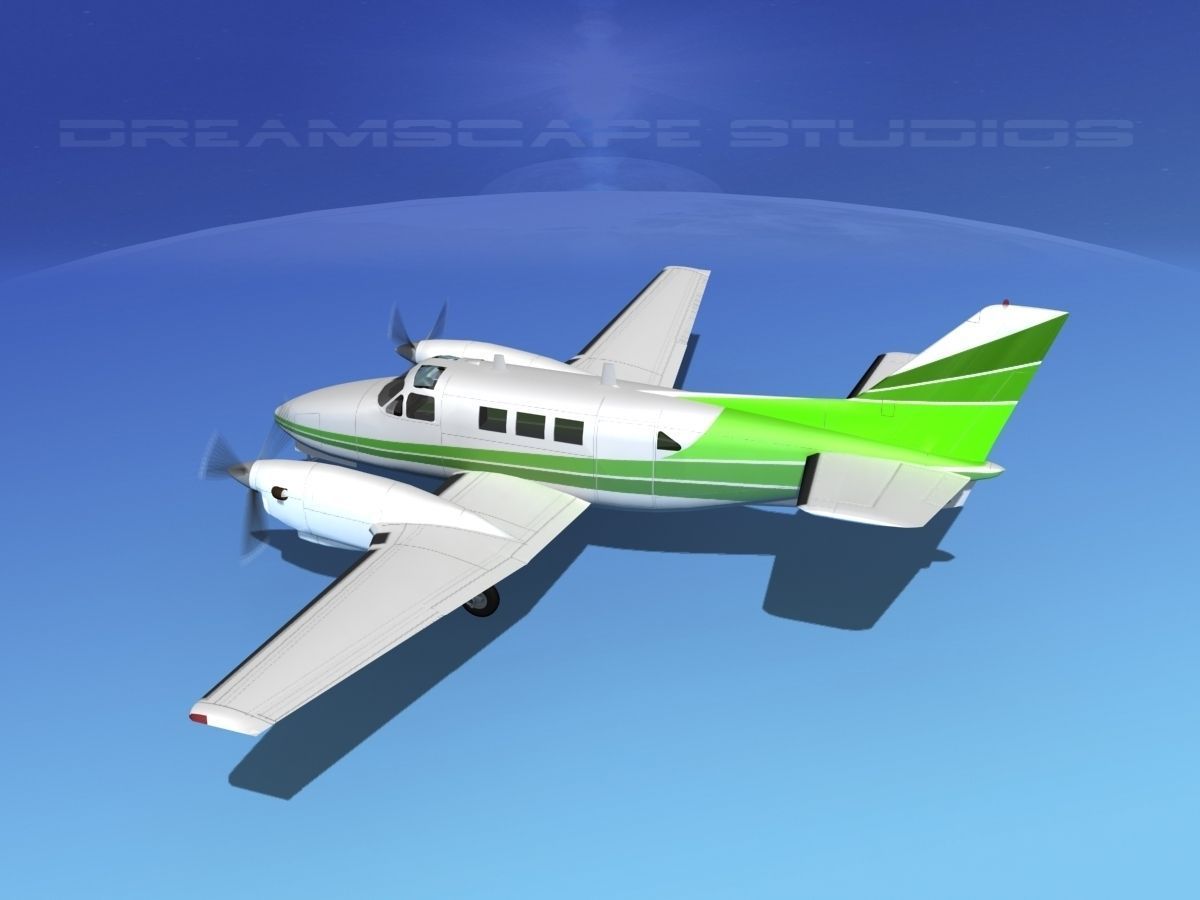 Beechcraft King Air C90 V01 3D model_9
