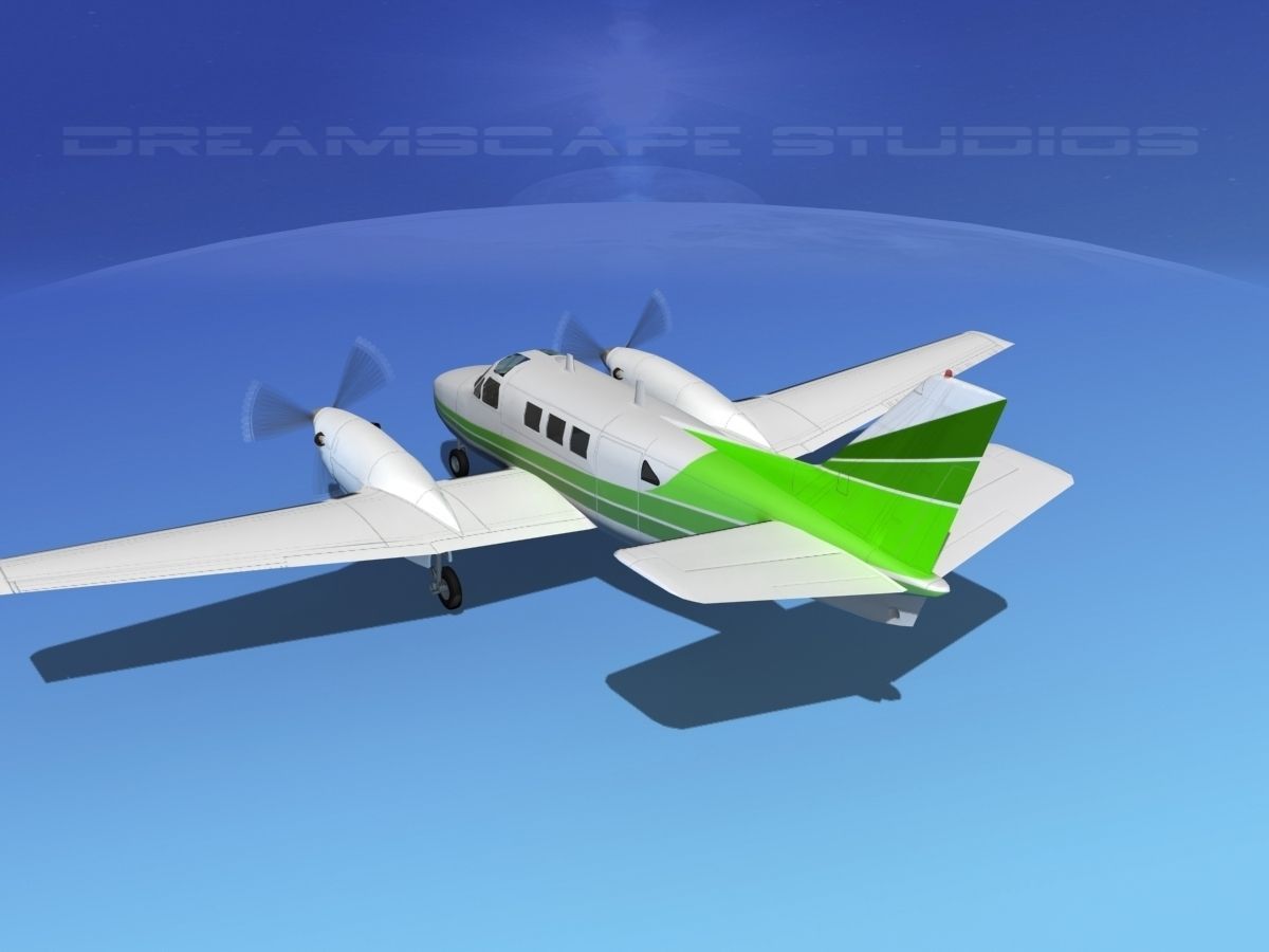 Beechcraft King Air C90 V01 3D model_7