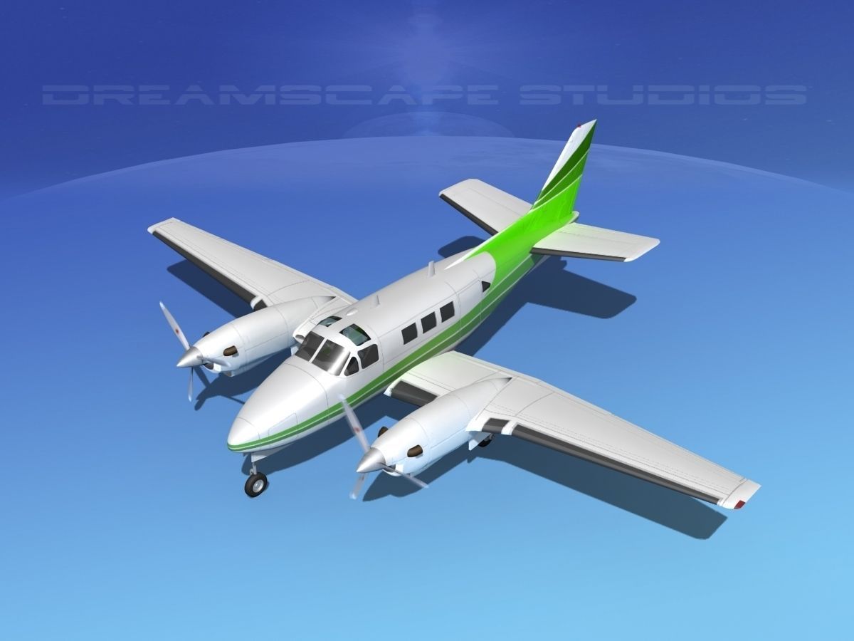 Beechcraft King Air C90 V01 3D model_10