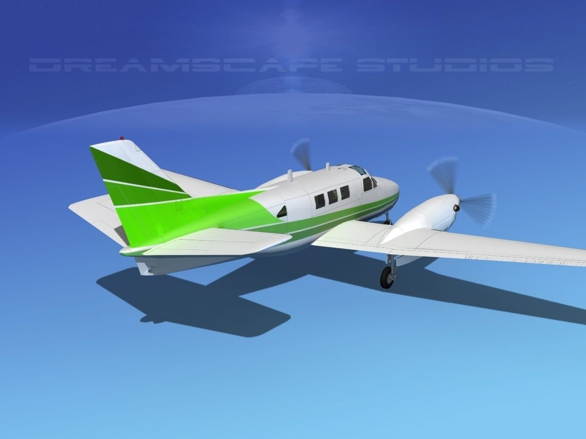 Beechcraft King Air C90 V01 3D model_5
