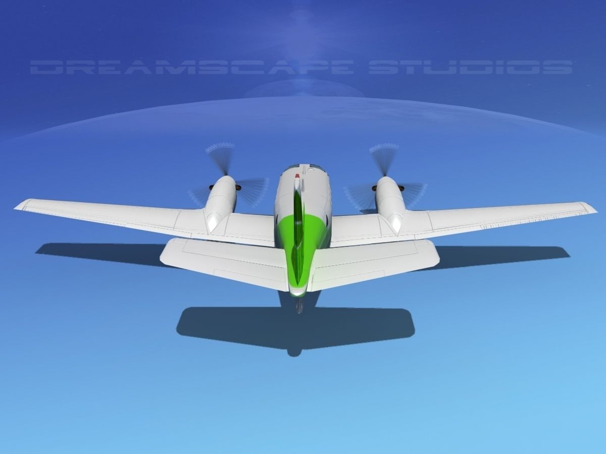 Beechcraft King Air C90 V01 3D model_6