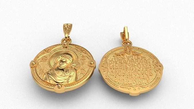  Kazan Icon of the Mother of God 3D print model