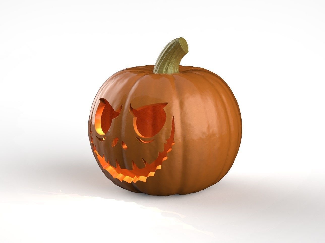 Jack Skellington Jack O Lantern Pumpkin 3D print model_3