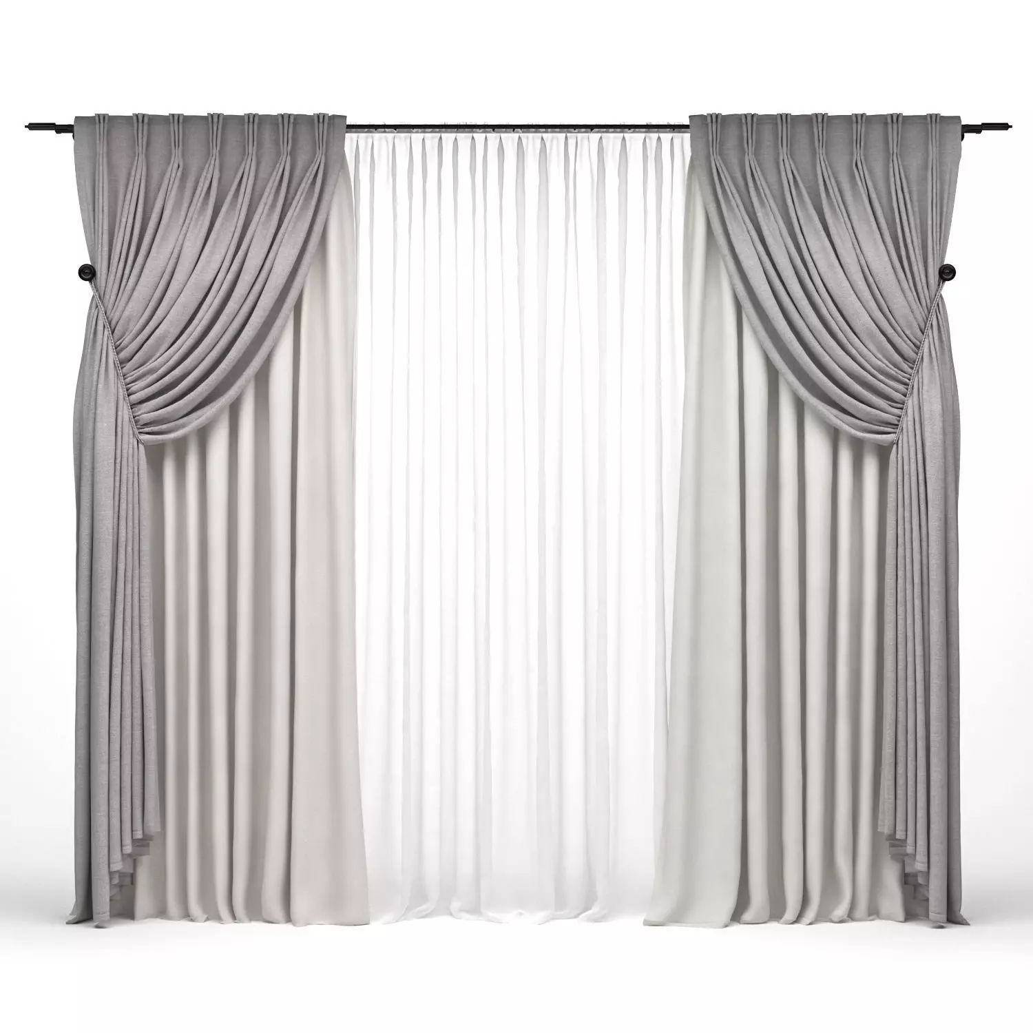 Curtain 36 3D model_0
