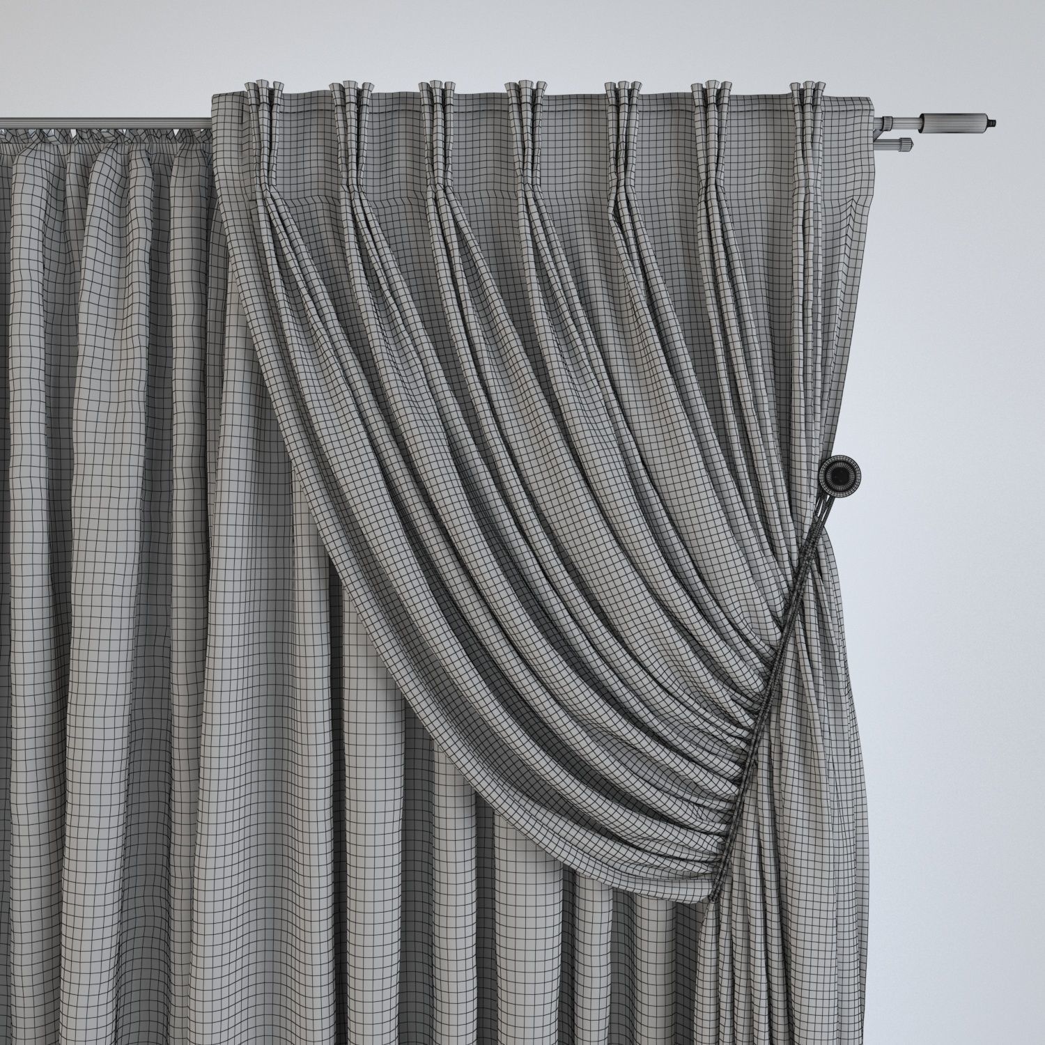 Curtain 36 3D model_3